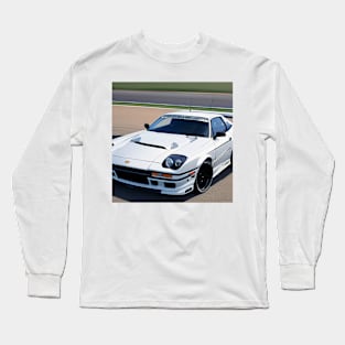 Vintage RX7 Car On The Track Long Sleeve T-Shirt